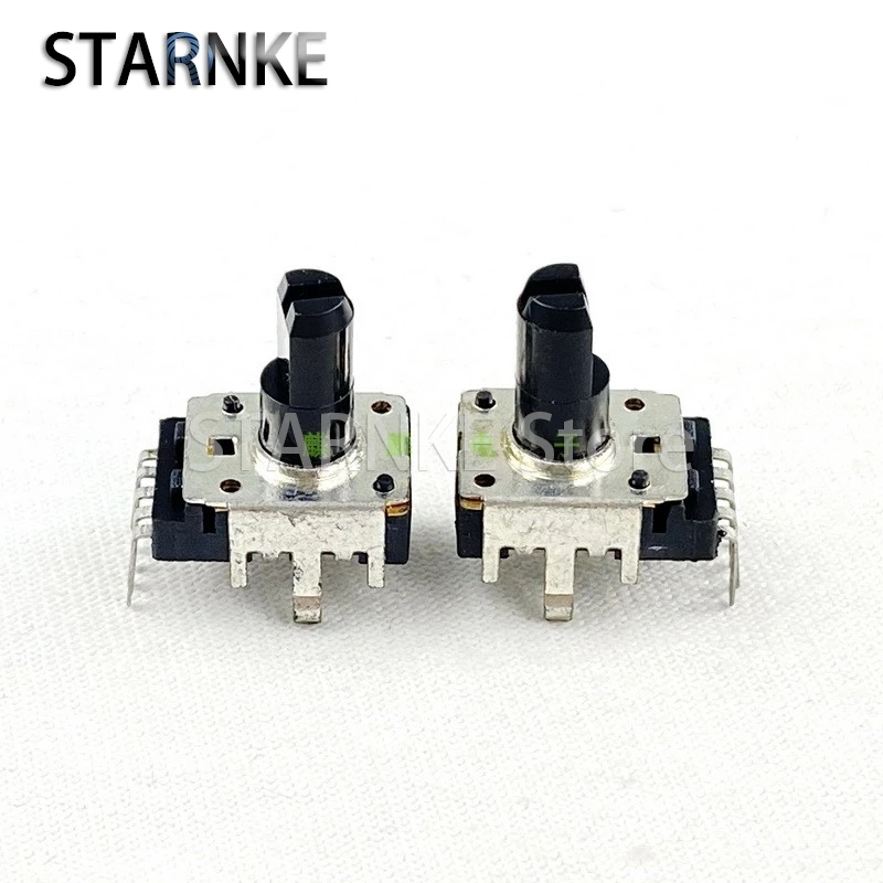 2PCS RK12 Type B50K Single Row 5-Pin Vertical Single Mixer Amplifier Audio Balance Volume Adjustment Potentiometer D Shaft 13mm