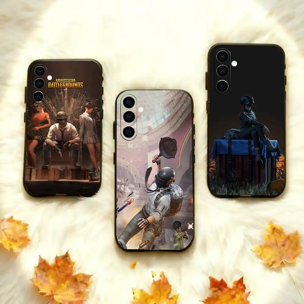 C-Chicken game-P-PUBG-G  Phone Case For Samsung Galaxy A20,A21s,A22,A31,A32,A52,A53,A72,73,A80 Soft Black Cover