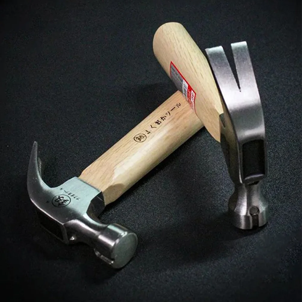 Martillo de alta resistencia integrado, herramientas, garra con soporte para clavos, clavado para carpintero, antideslizante, reparación casera, señorita