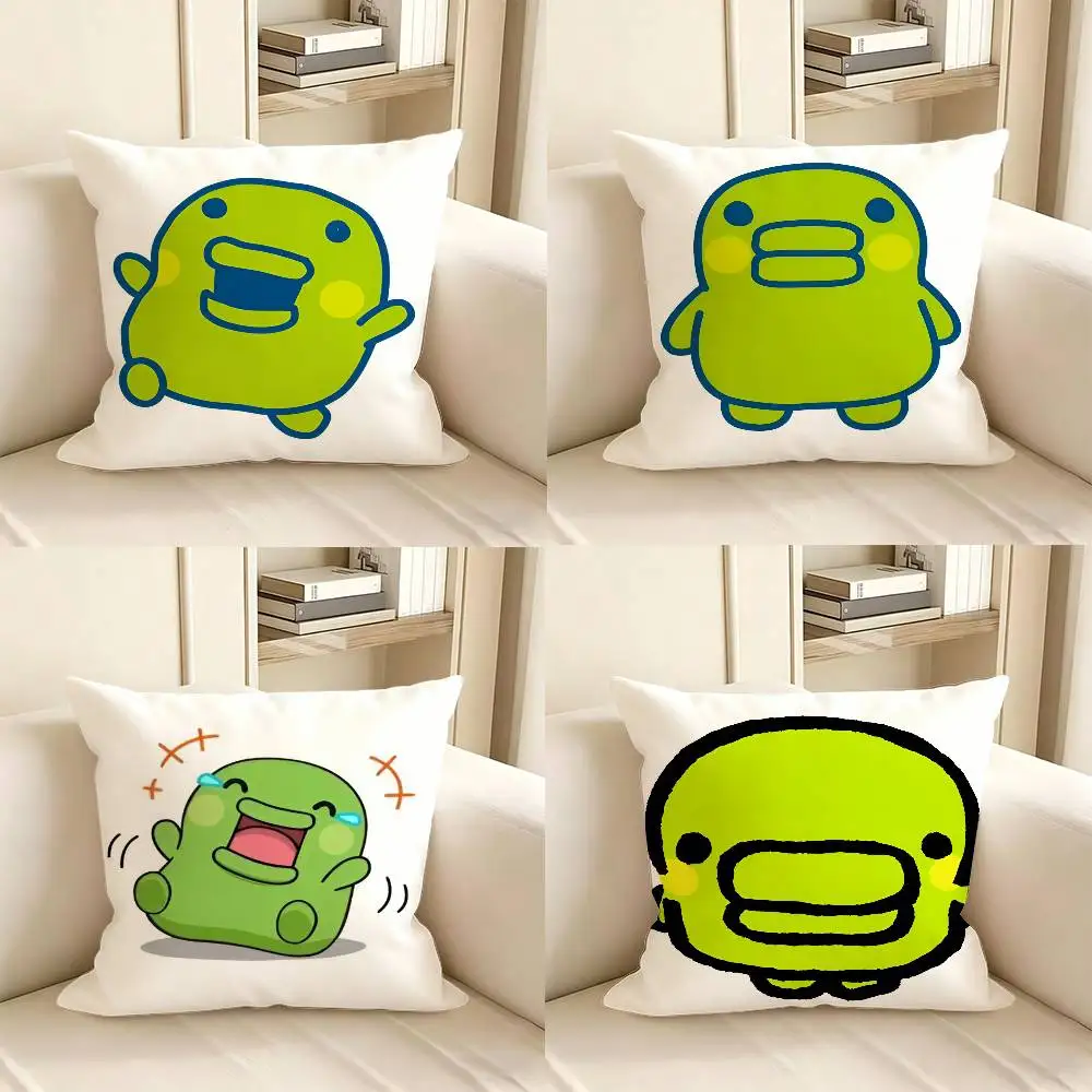 1pc Cute Collection Tamagotchi Pillow Case Fashion Square Pillowcase Bedroom Sofa Room Ins Decoration Leisure
