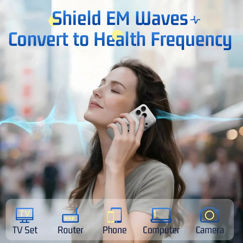 

EMF BioChips Protection Anti-Radiation Stickers for Laptop, ComputeriPad, Universal Cell Phone Shields BioChip Family Protection