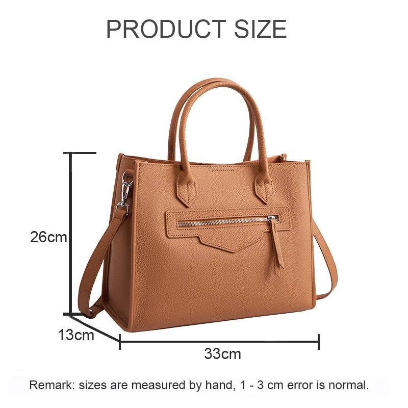 2024 New Fashion Women Handbag Large Capacity Totes Advanced Commuter Computer Messenger Female Split Leather Crossbody Bag Tote