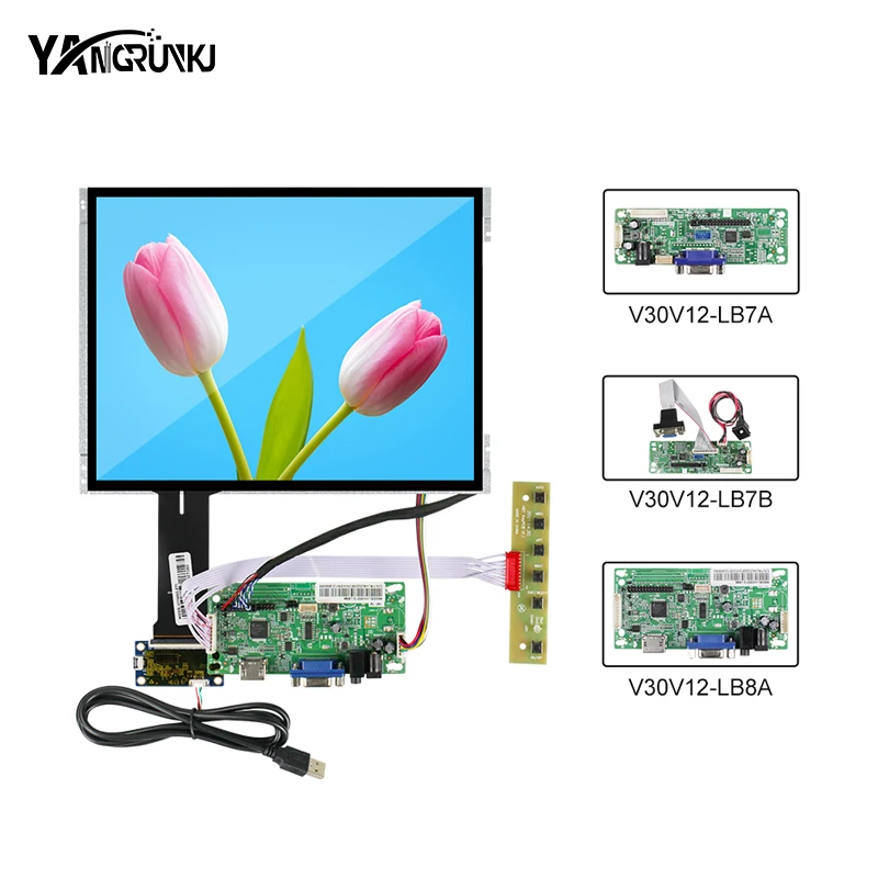 10.4 inch tft lcd display modules BA104S01-200 matching driver board multi touch panel used industrial