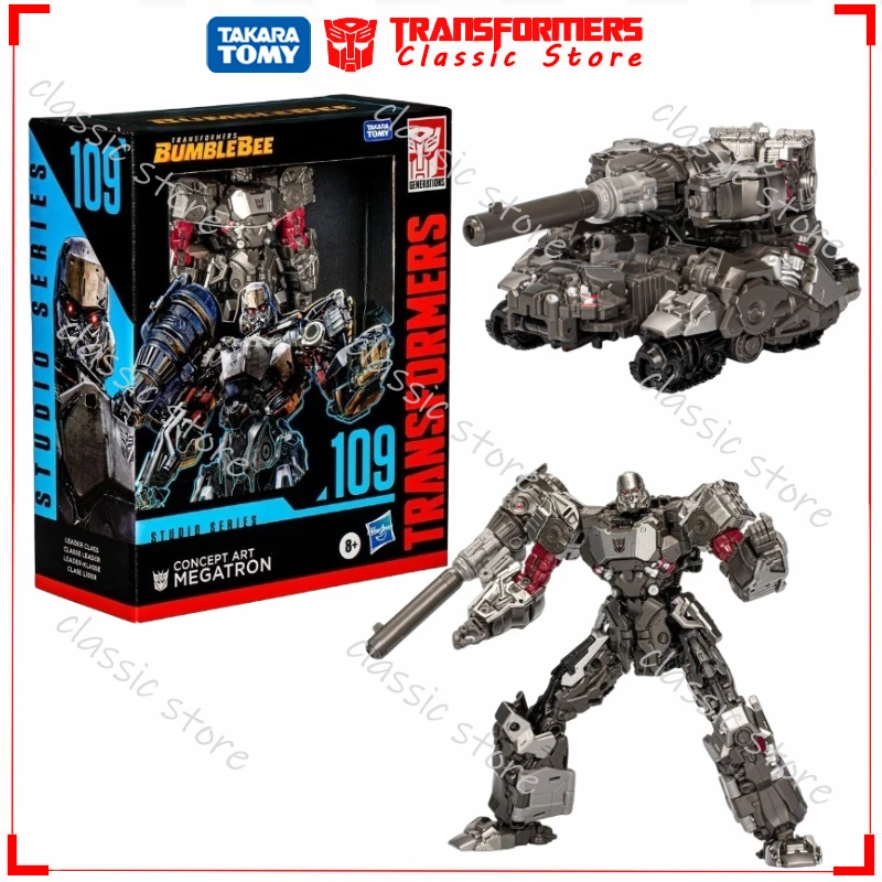 In Stock Classic Transformers Toys Studio Series Leader Class SS-109 Concept Art Megatron Cybertron Autobots Action Figures