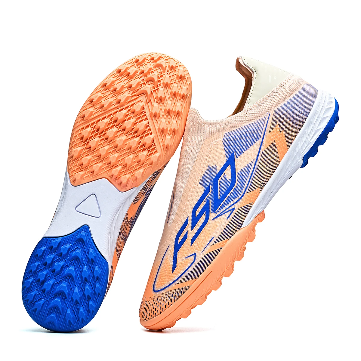 

TF Soccer Shoes Unisex Kids Youth Adult PU Upper Rubber Outsole Wear-resistant Non-slip Training Boots