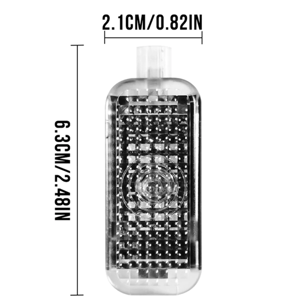 RGB Car Led Interior Footwell Lights For Volkswagen Tourareg Tiguan Sharan Scirocco Polo Passat  Golf For Audi Decorative Lamps
