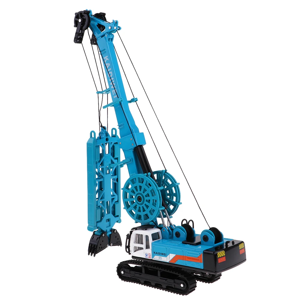 1 to 64 Diecast Drilling Rig Model Simulation Rotary Alloy Toy Vehicle for Home Decor and Hobby