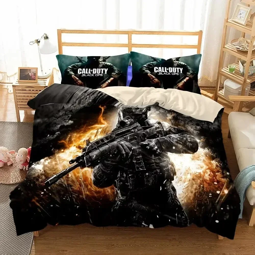 Luxury New 3D Print Call-of-duty Bedding Set Single Twin Double Queen King Cal King Size Bed Linen Set