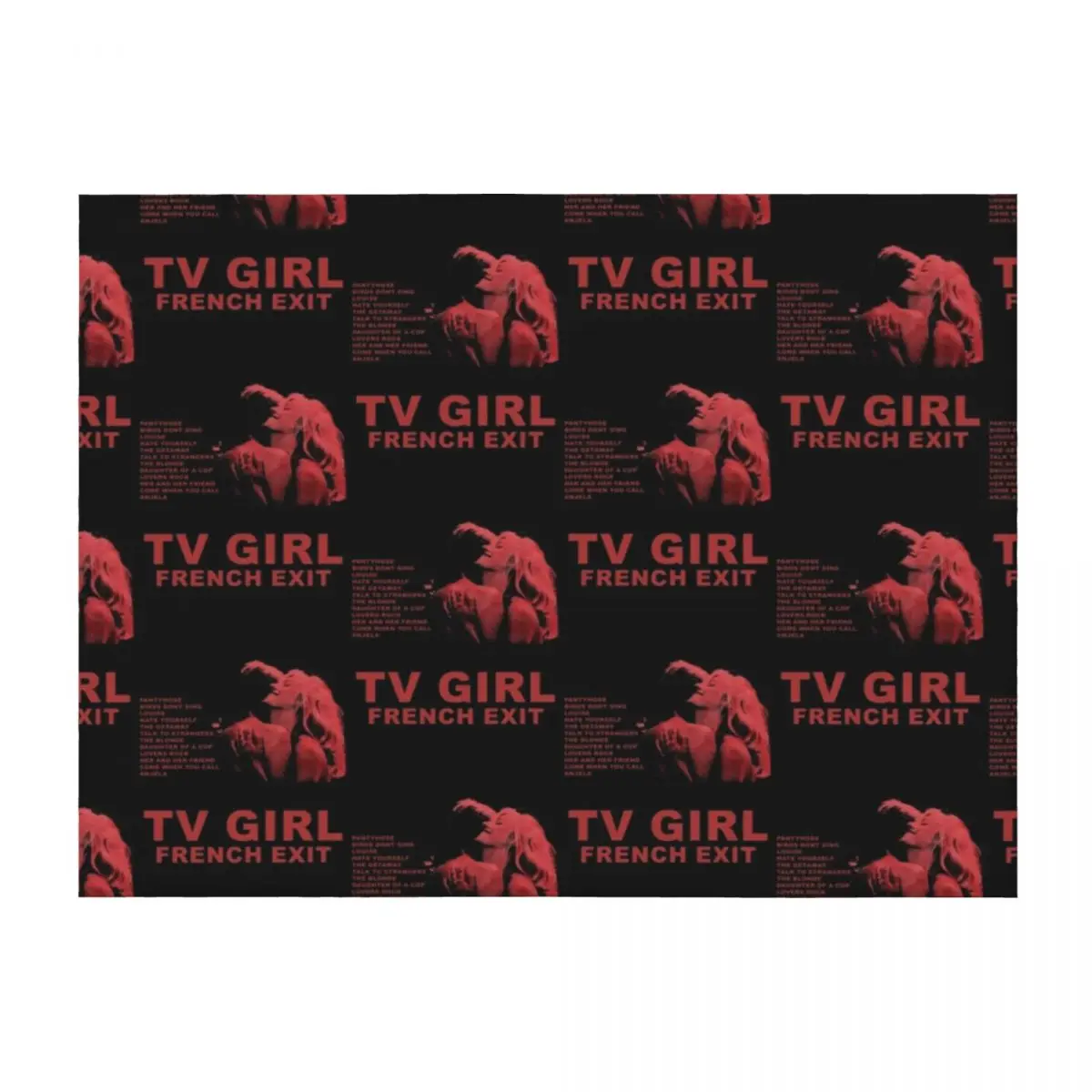 

TV Girl French Exit Throw Blanket For Sofa Thin Bed linens Soft Beds Luxury Thicken Blankets