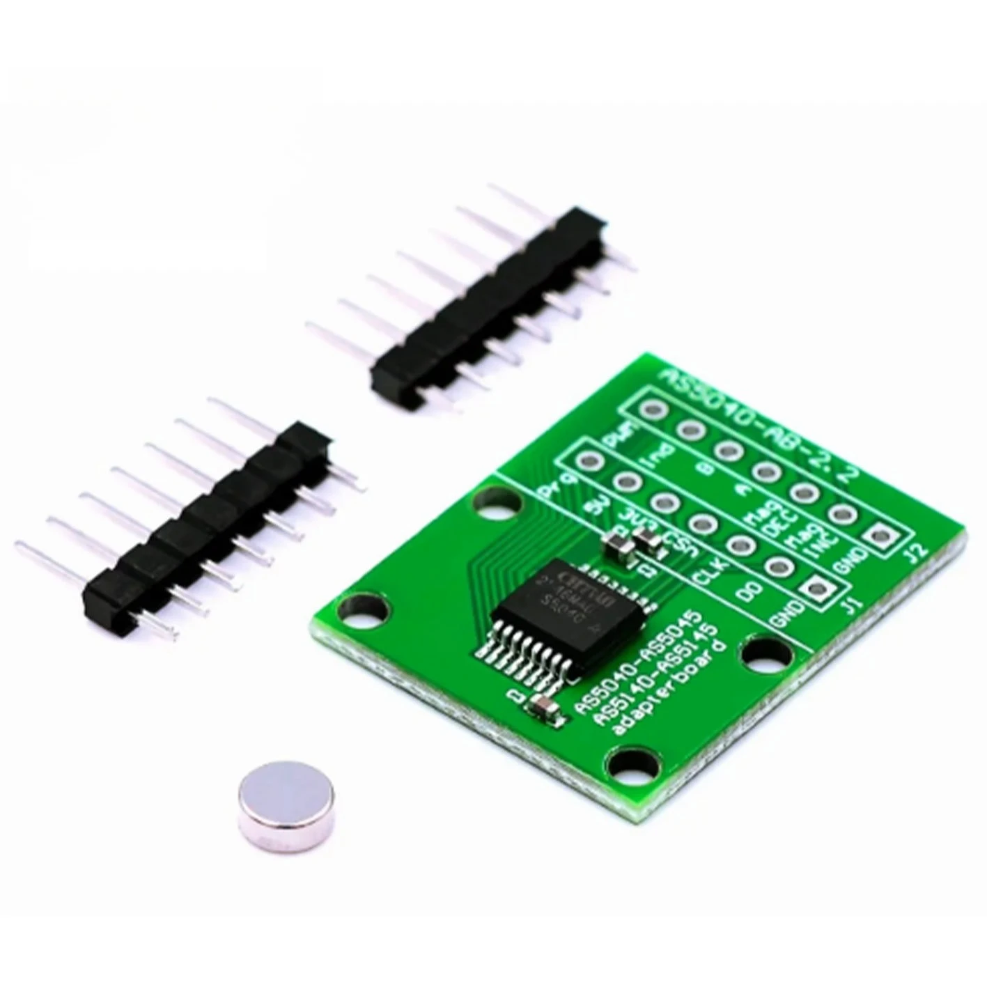 AS5040 Non‑Contact Magnetic Rotary Encoder Module 10‑Bit 360° Angle Sensor 3.3‑5V For Arduino Robot Motor Control