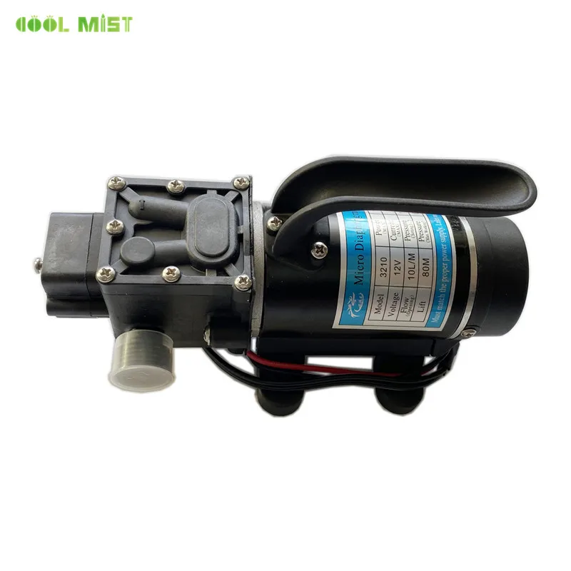 A53 Portable 10L/Min High Pressure Diaphragm Self Priming Pump 120W Back-flow Water Pump Garden Sprayers for Mist Cooling System