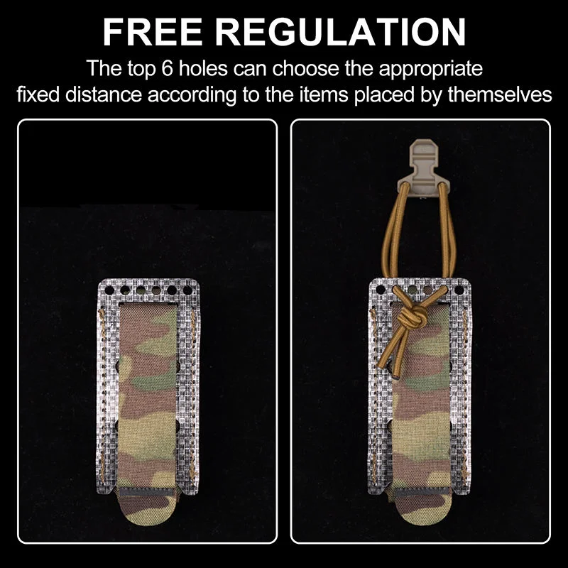 Camouflage Cordura Fabric Mag Pouch Tactical Vest Accessory Bag 9mm Magazine Pouch Elastic Single Mag Pouch Holder for Hunting