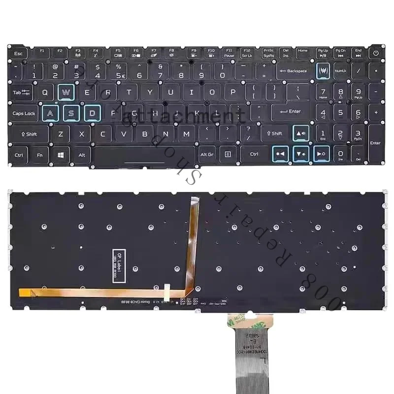 WYORESY For Acer Predator Helios 300 PH315-53 PH317-53  AN517-52 AN715-51 Keyboard