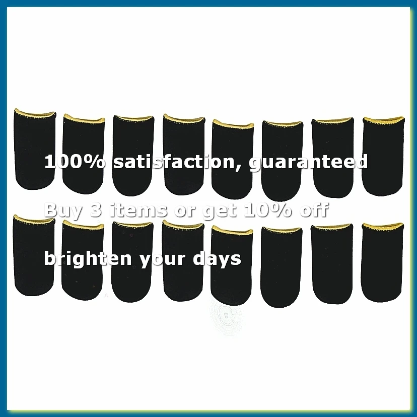●Game Finger Sleeve Thin Breathable Anti-Sweat Anti-Slip Finger Thumb Sleeve Gaming Finger Cots Gloves for Aim Keys
