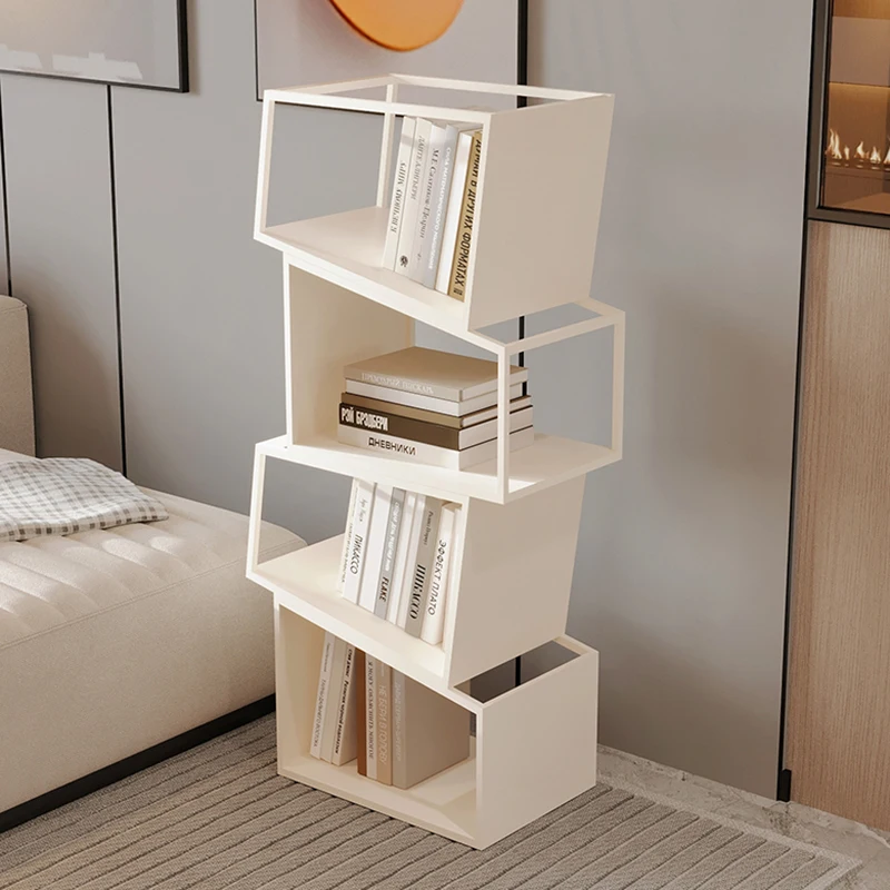 Kids Bookshelf Iron Shelf Metal Shelving Furniture Organizer Room Bookcase Books Library Corner Floor Booksellers Estante Book