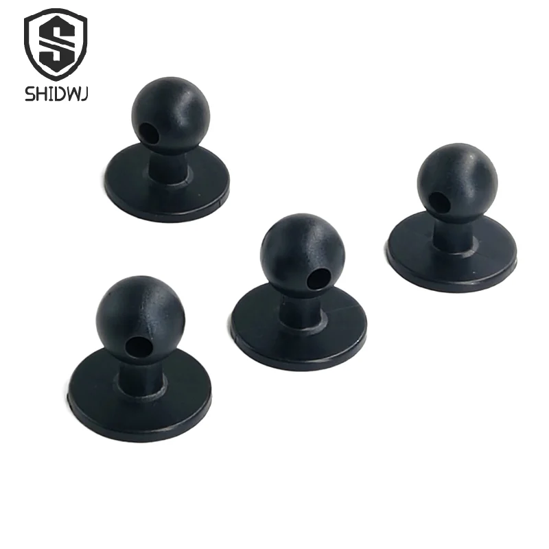 5Pcs/lot Mini Glue Mobile Phone Bracket Base For 17mm Ball Head Dia. Car Navigation GPS Cellphone Holder Universal Accessories