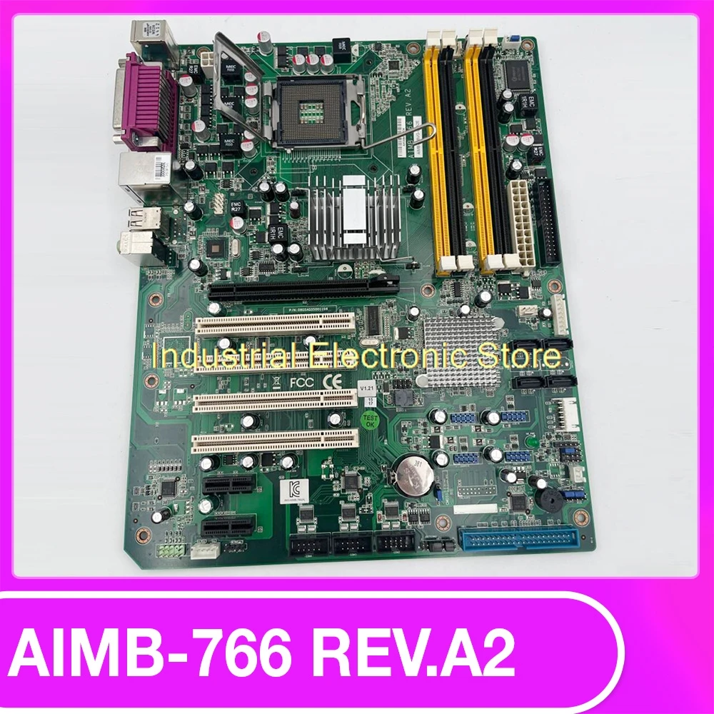 For Advantech Industrial Computer Motherboard AIMB-766 REV.A2