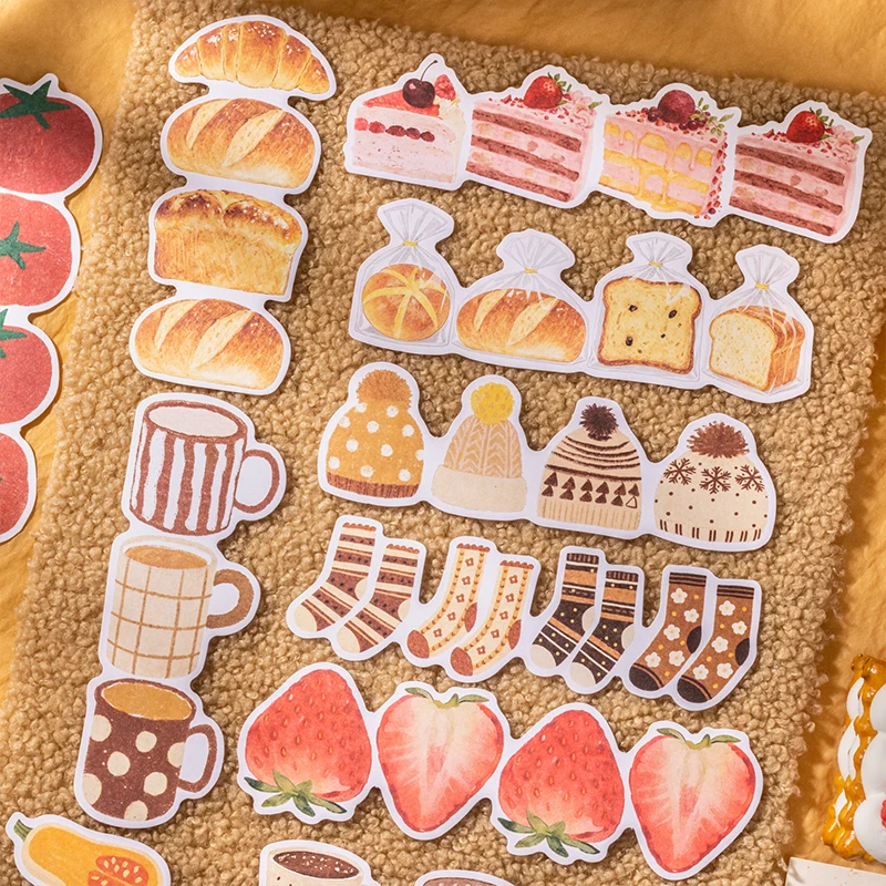 1~6Pack The Girl's Time Theme Stickers Scrapbooking Decoration Material Perfect for Collage Journaling Craft Diy Supplies
