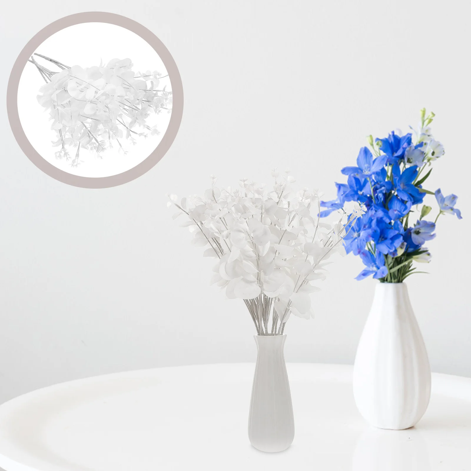 

3pcs Artificial Tree Leaves Faux Branch Fake Plant For Wedding Party Decoration Home Vase Centerpiece Simulation Leaves Floral