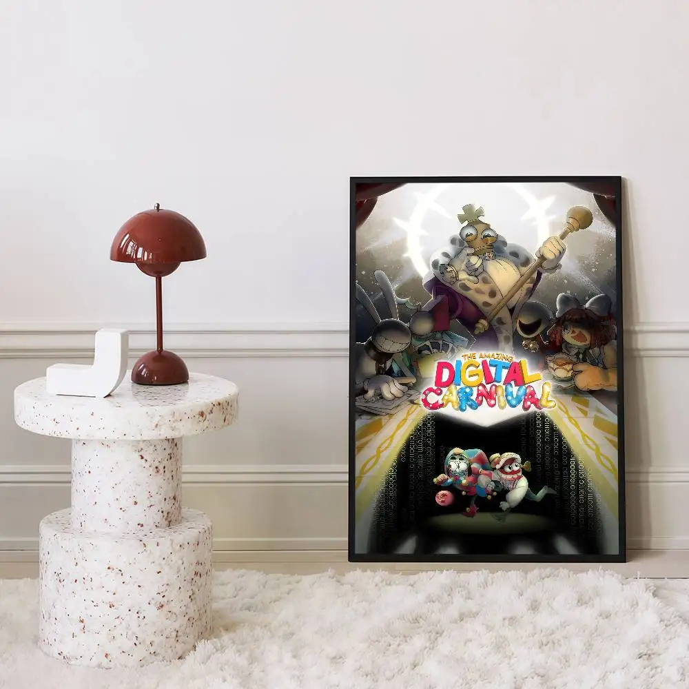 أنيمي السيرك الرقمي المذهل نوعية جيدة يطبع والملصقات للماء ورقة ملصق مقهى بار الملصقات ملصقات الحائط