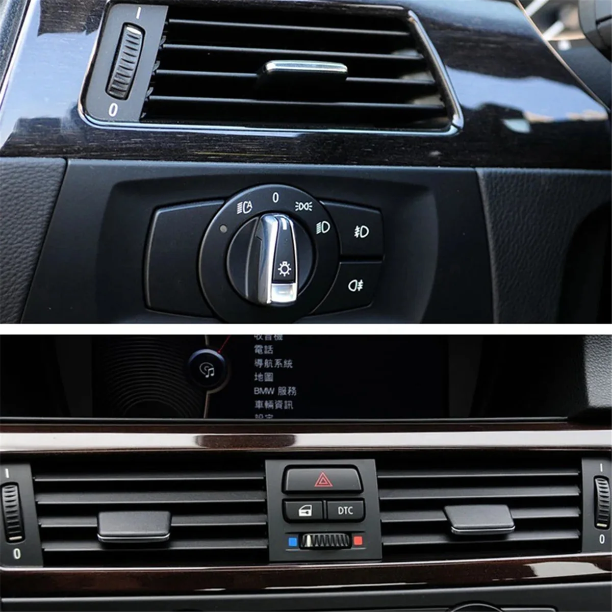 ด้านหน้า A/C Air Vent Outlet Tab คลิปชุดซ่อมสําหรับ BMW 3 Series E90 2005-2012 ด้านหน้า A/C เครื่องปรับอากาศ Vent Outlet Tab