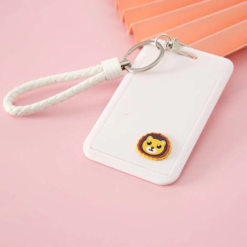 

Fashion New Cartoon Children Bus Card Cover Keychain Bank Card ID Card Holder Badge Case