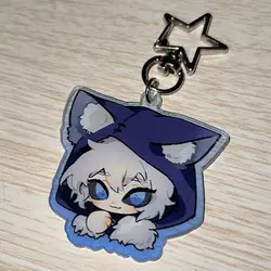 Ithaqua Anime KeyChain Women Key Chain for Men Key Ring Acrylic Car Keyring Party Pendant Japan Cos Girls Gift Identity Ⅴ