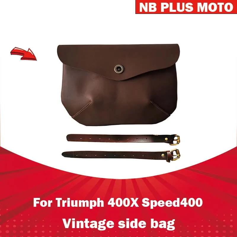 【premium】for-triumph-400x-speed400-side-cover-bag-scrambler-modified-accessories-small-hanging-bag-vintage-side-bag