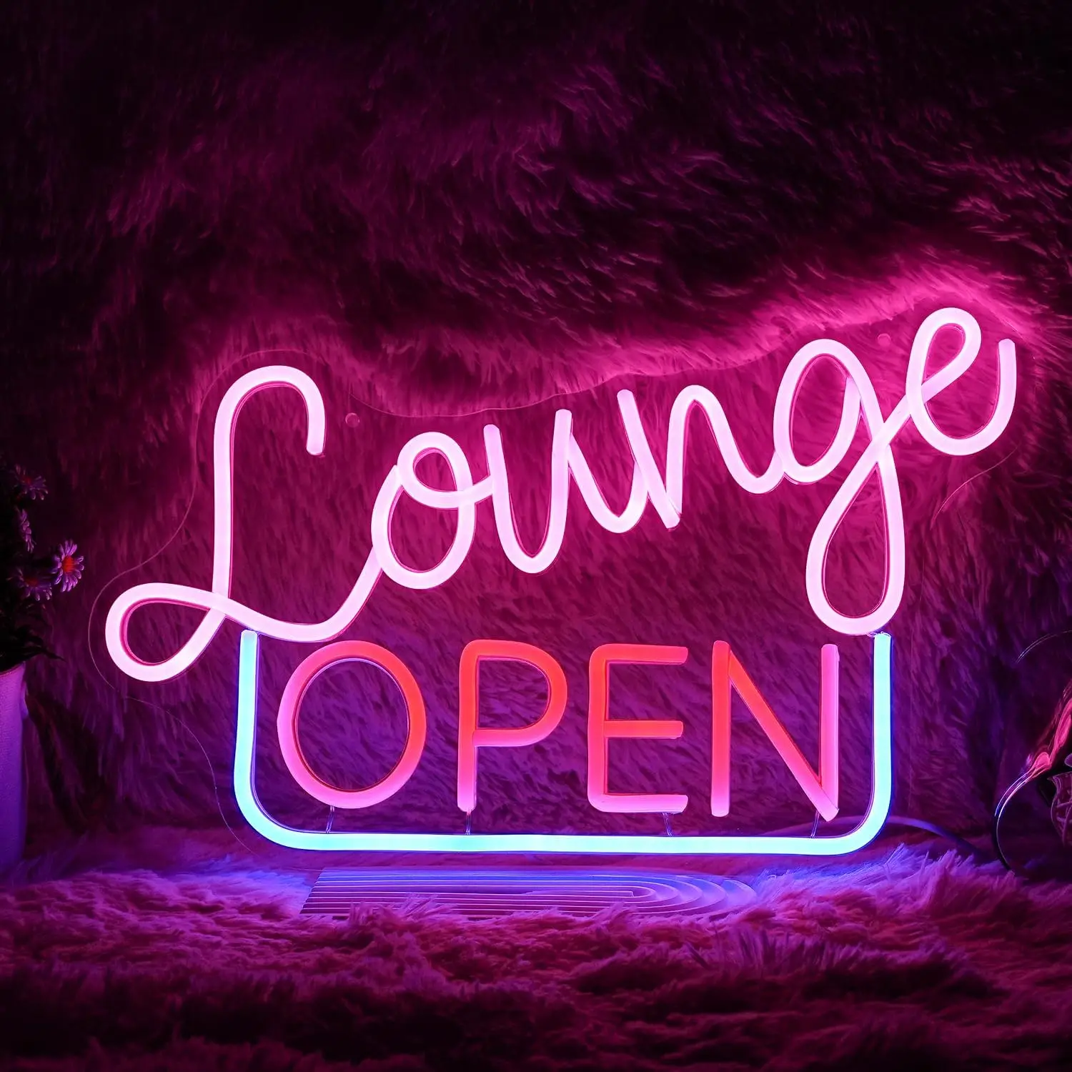 

Neon Wall Sign Dimmable Lounge Open Neon Lights for Business Bar Pub Hotel Caffee Shop Decor Aesthetics Draw Birthday Gifts