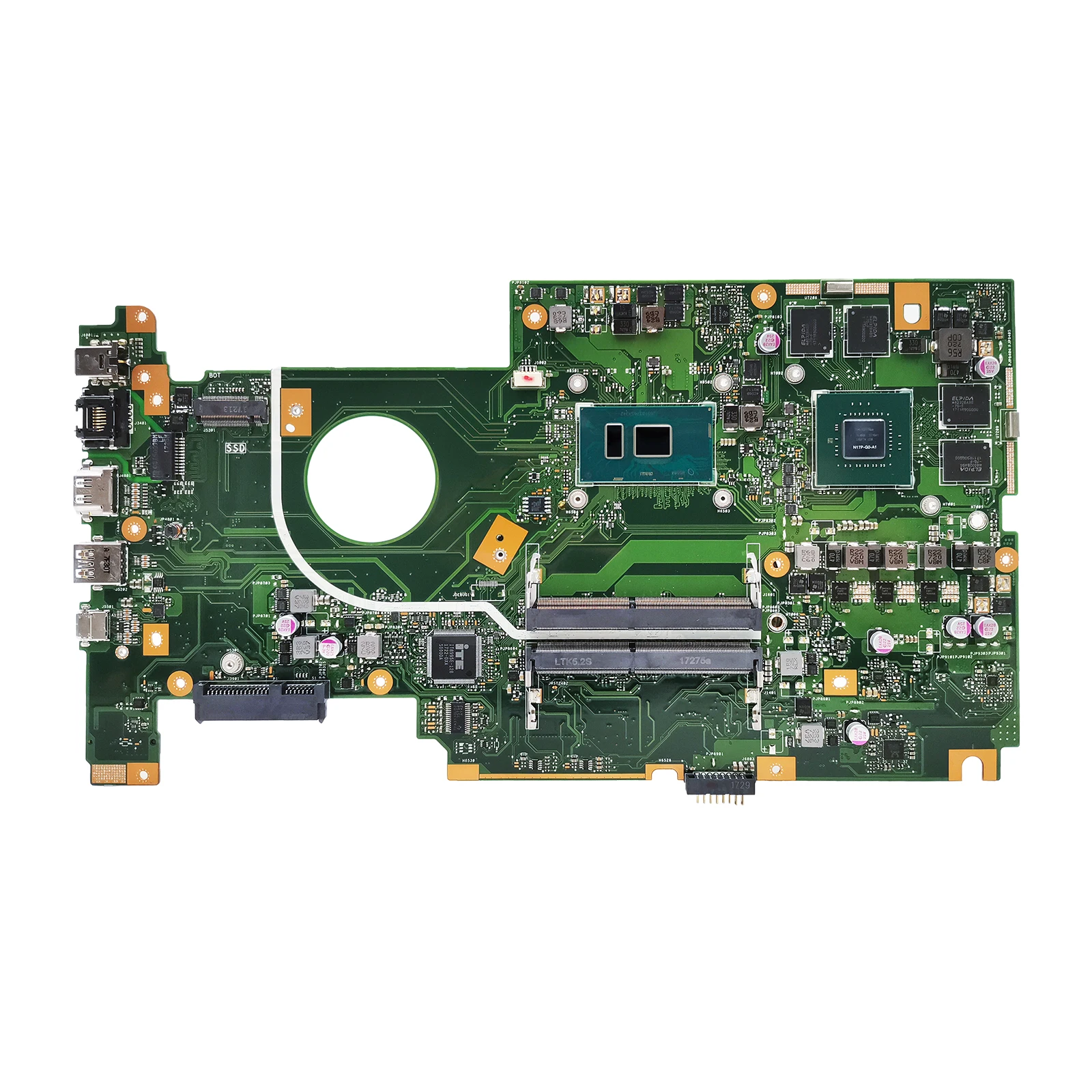 Imagem -03 - Notebook Mainboard para Asus Vivobook X705udr X705u Laptop Placa Mãe i3 i5 i7 7ª Geração Cpu Gtx1050 V4g Ddr4 X705ud