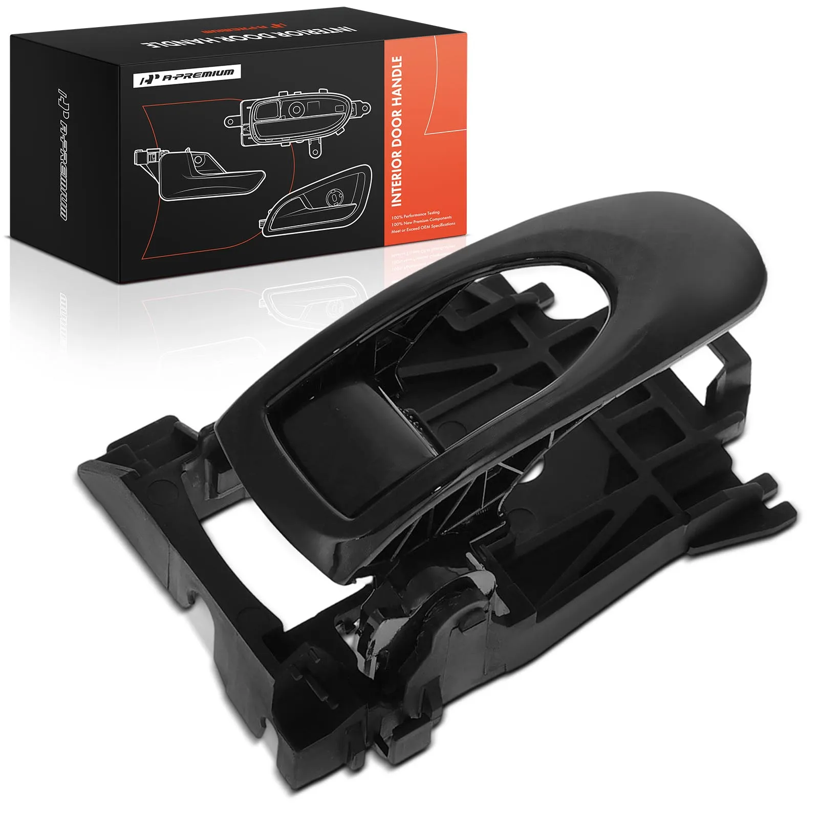 A-Premium Front Driver Side Carbon Fiber Interior Door Handle for Mitsubishi Eclipse 2006-2012