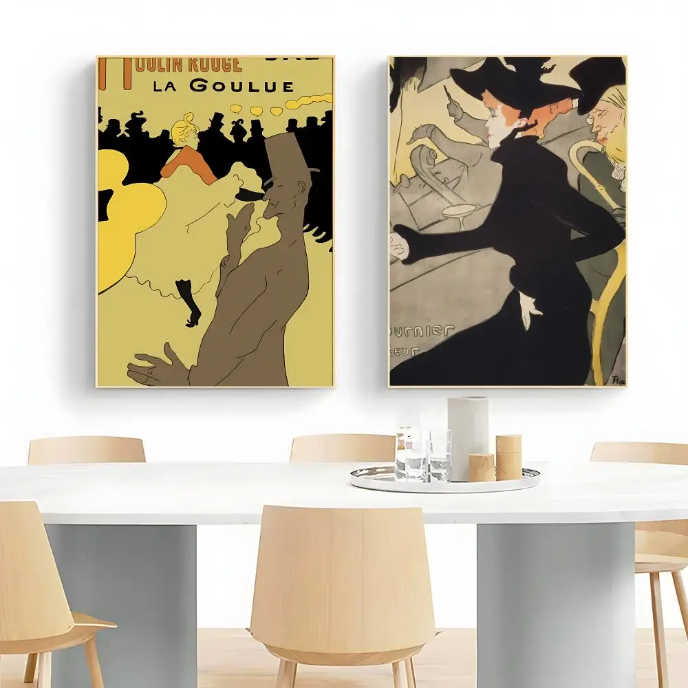 Art Nouveau Painting H-Henri de Toulouse-Lautrec Poster Wall Art Print Decorative Mural Home Decor Gift Unframed