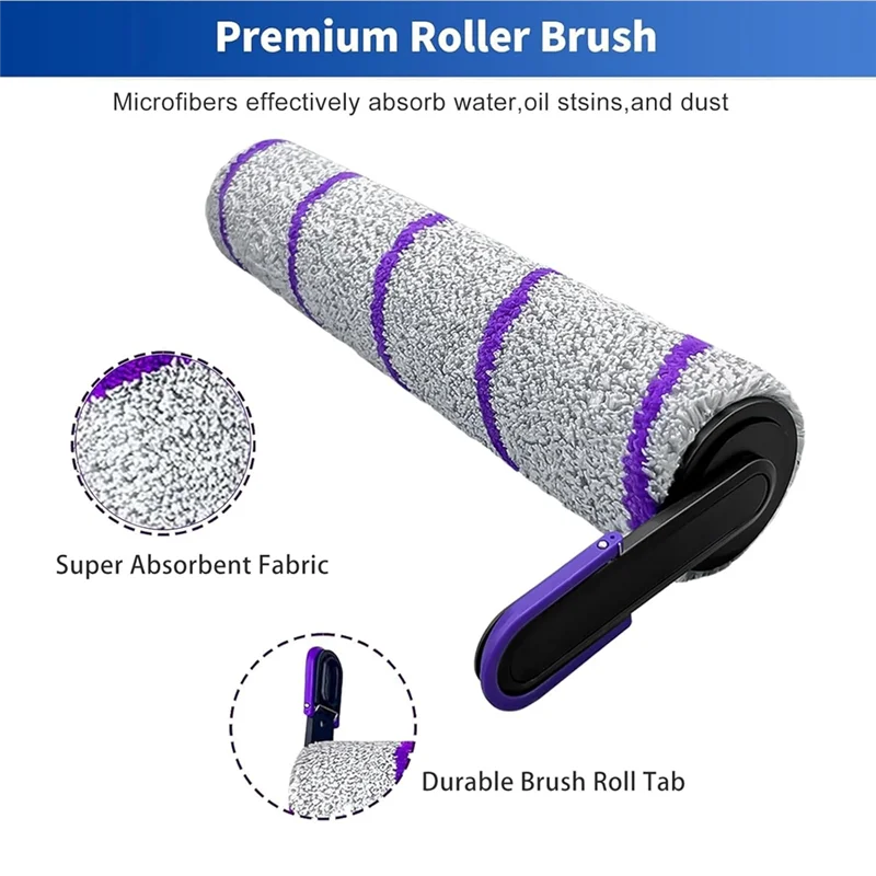 【Popular】Piezas de repuesto Fornarwal S20 Pro Accesorios para aspiradoras en seco y húmedo Incluye filtros HEPA y rodillos de cepillo