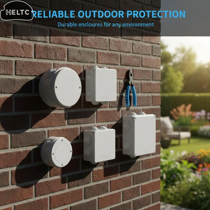 1Pcs White ABS Plastic Waterproof Power Box DIY Indoor Outdoor Wire Shell Connection Cable Branch Junction Box With Rubber Plug