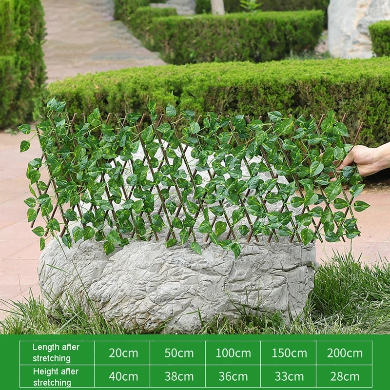 Home Decor Artificial Ivy Leaf Garland Plants Vine Fake Foliage Flowers Creeper Green Wreath Adjustable Fence Artificial Leaf