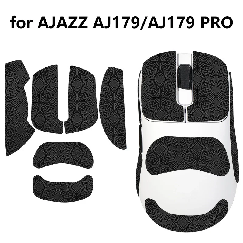 For AJAZZ AJ179/AJ179 Pro Mouse Anti Slip Upgrade Kit - Grip Tape & Skate Stickers for Better Gaming Performance