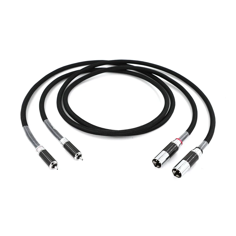 1Pair FA-220 occ copper HIFI RCA to XLR Audio Cable Male To Female ( Male To Male)