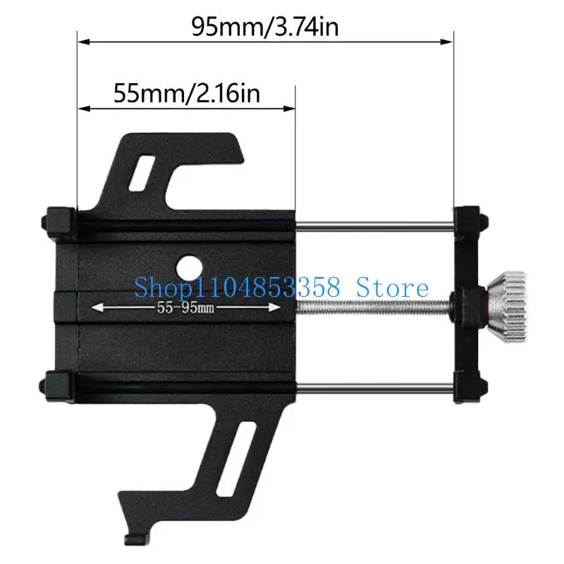 652F جهاز متعدد للدراجات النارية، مقود الدراجة النارية، حامل الملاحة الذكي، آلية قفل آمنة لركوب التضاريس الوعرة #6