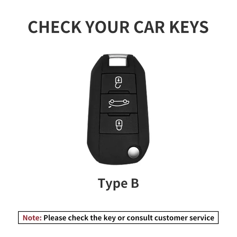 Leather Car Flip Key Case Cover For Peugeot 208 308 408 508 2008 3008 4008 5008 for Citroen C3 C4 CACTUS C6 C8 Auto Key Shell