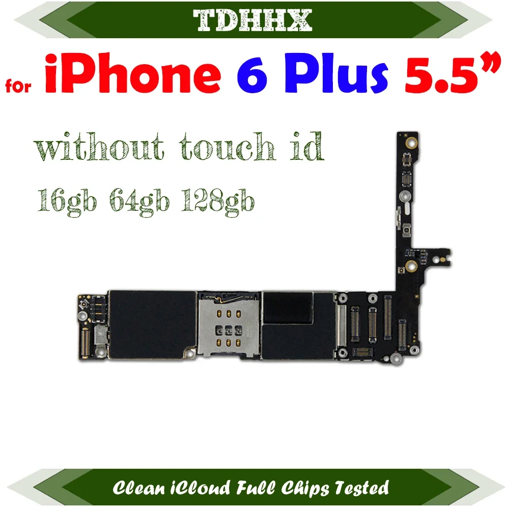 لوحة منطق iCloud تعمل مجانًا جيدة لهاتف iPhone 6 6S لوحة أم تم اختبارها لهاتف iPhone 6Plus 6SPlus 5.5 بوصة نظام iOS بشرائح كاملة