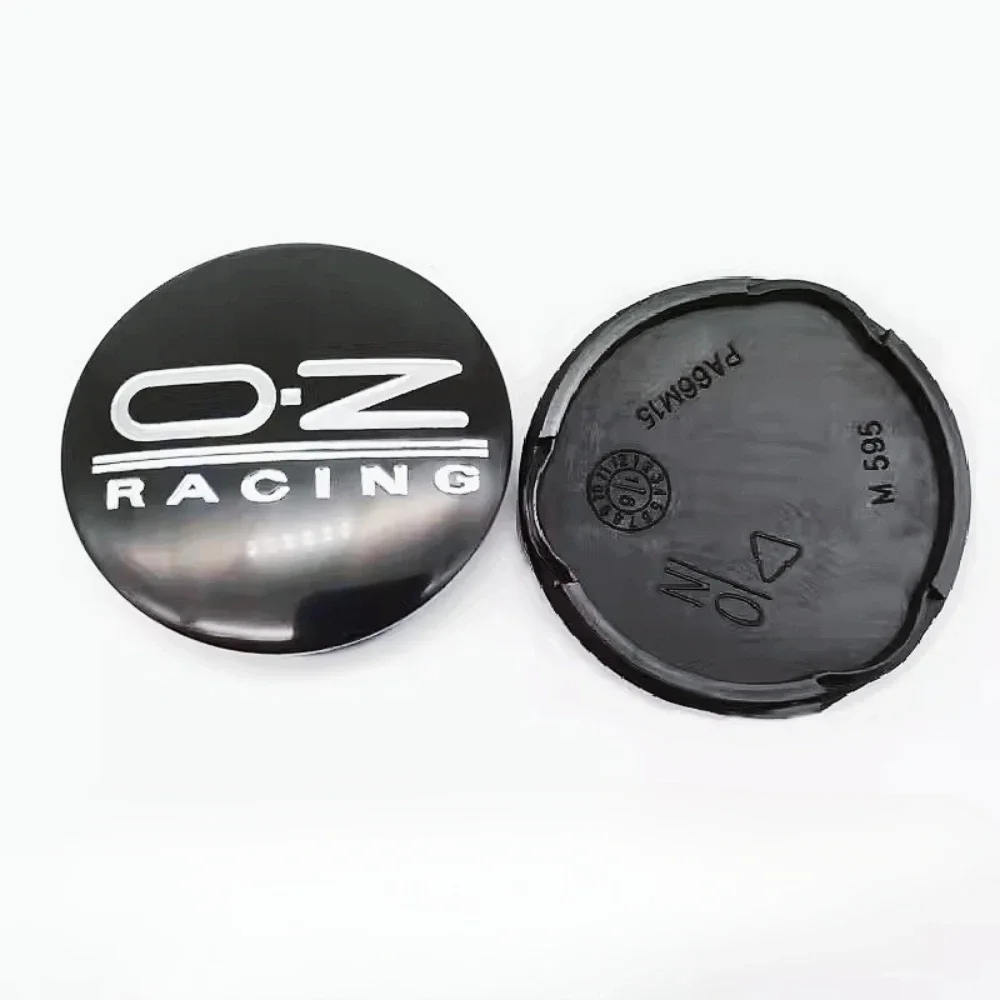 4pcs 62mm Car Wheel Caps With O.Z OZ Racing Sport Emblem Logo Rim Hub Cover Badge Styling Accessories For VW Golf Polo BMW Tesla