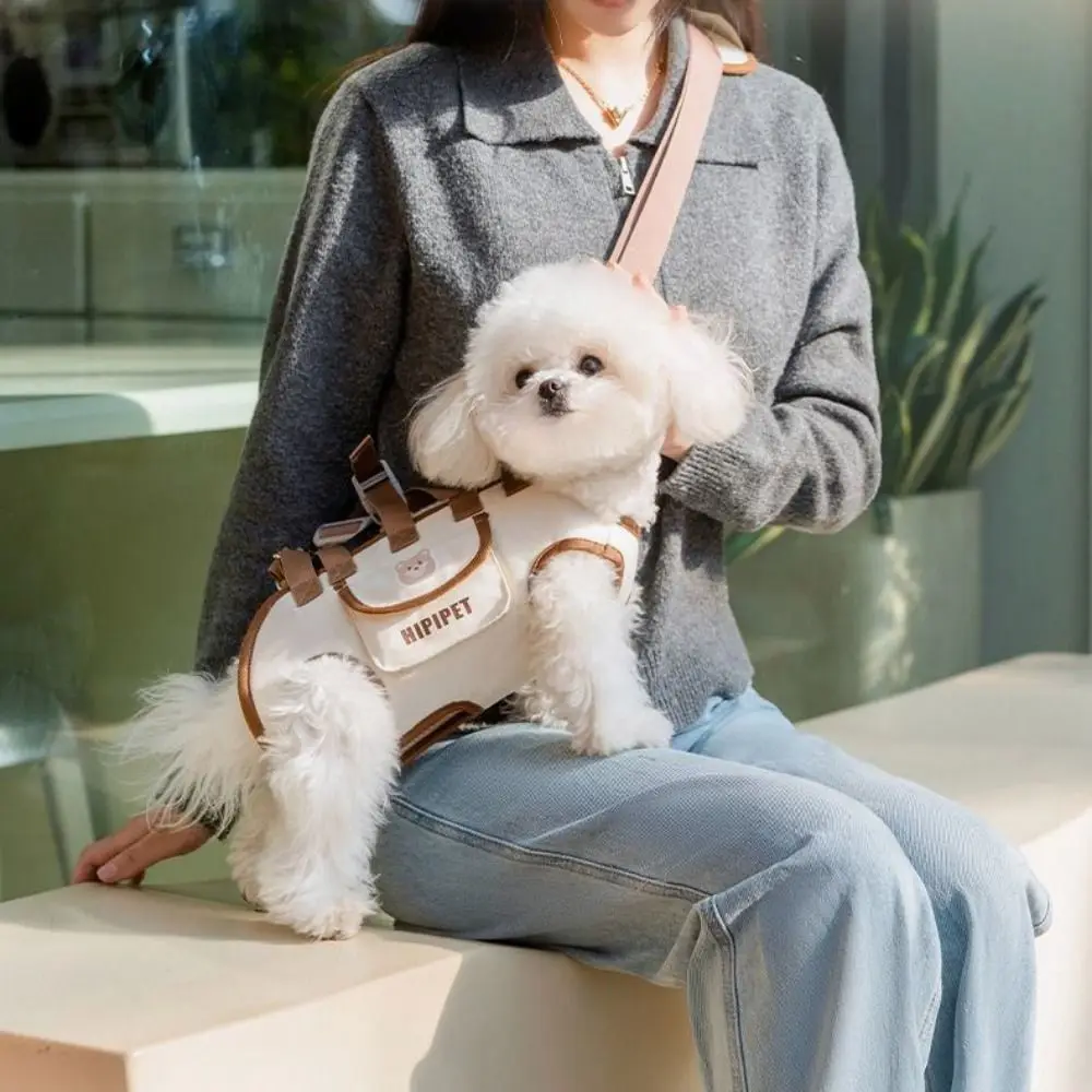 

Double Shoulder Dog Carrier Backpack Adjustable Breathable Pet Strap Artifact Washable Dog Outing Bag Dog Accessories