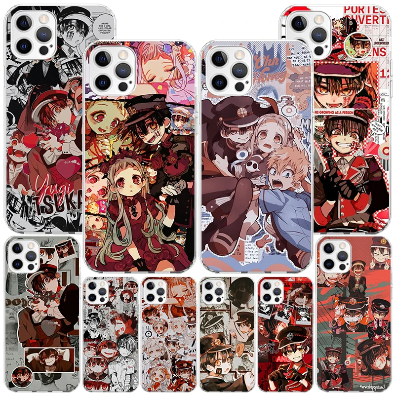 Anime Toilet Bound Hanako Kun Phone Case For iPhone 16 Pro Max 15 + 14 Plus 11 12 13 Mini Xs X XR 7 8 SE Personalized Gift Print