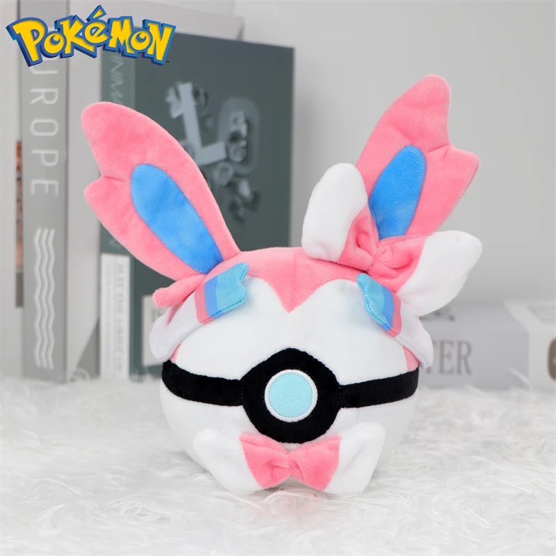 Pokémon Sylveon Mimikyu Beedrill Cubone Rayquaza Brinquedos de pelúcia Bonito Anime Poke Ball Charizard Piplup Snom ‌ ‌   Bonecas de peluche presentes para crianças