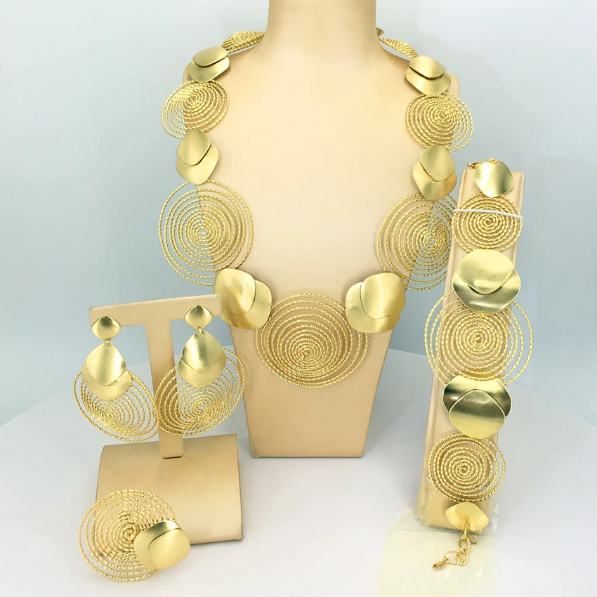 

Latest Brazilian Exquisite Handmade Beautiful Necklace Wedding Party Accessories Fashion Women Jewelry Set FHK13253