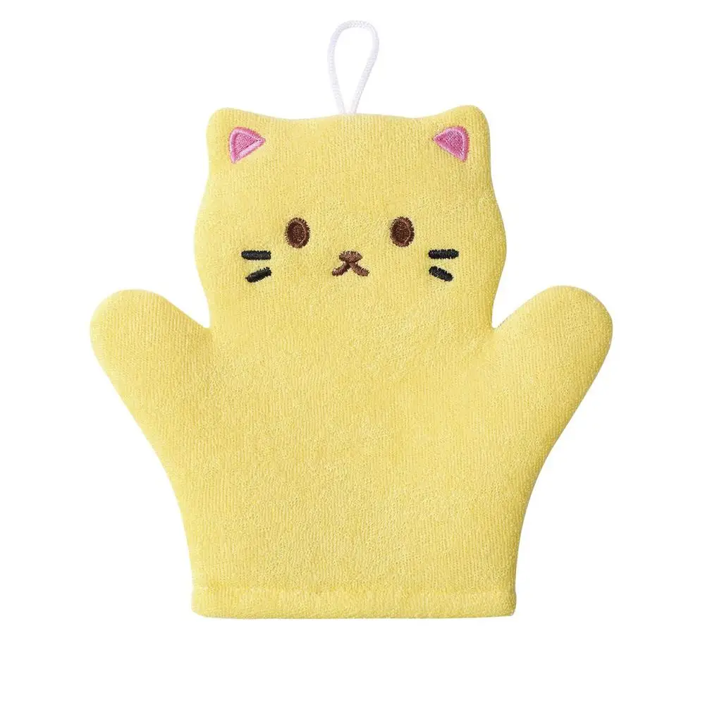 Soft Children Bath Towels Brushes Baby Animal Cartoon Shape Bath Gloves Bath Towel For Children\'s Bath Clean Wash Massage Shower