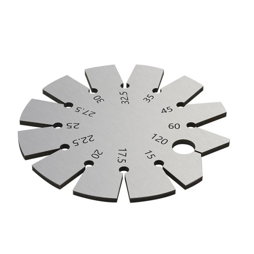 High Quality Bevel Gauge Angle Protractor Stainless Steel Thickness Gauge 15-120 Degree Anti Rusting For Grinding And Honing