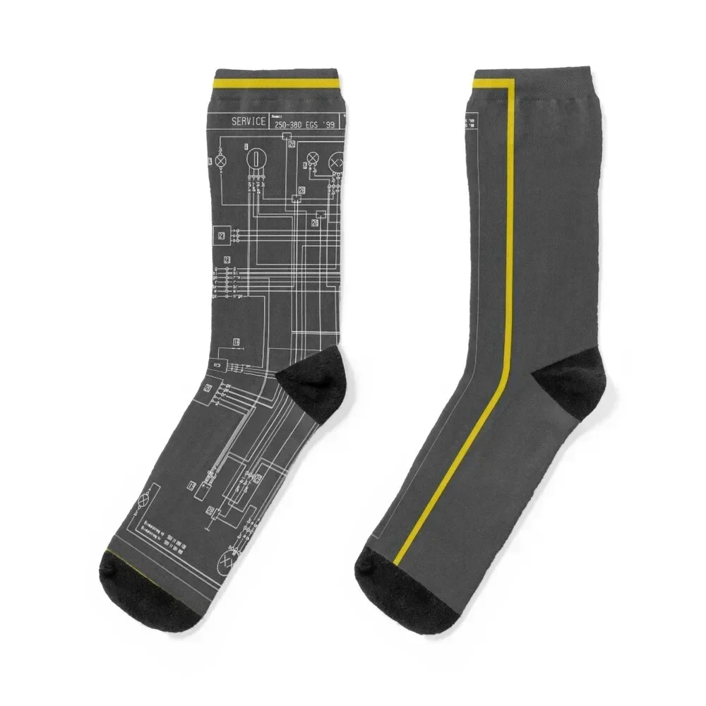 

Wiring Diagram Socks Thermal man winter gift designer cute Women Socks Men's