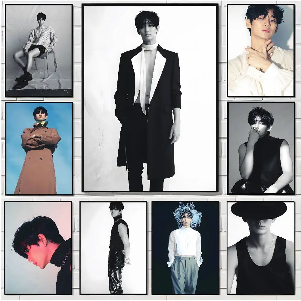 

K-Kim Soo Hyun Poster HD art poster for home living room bar office decoration sticky, waterproof