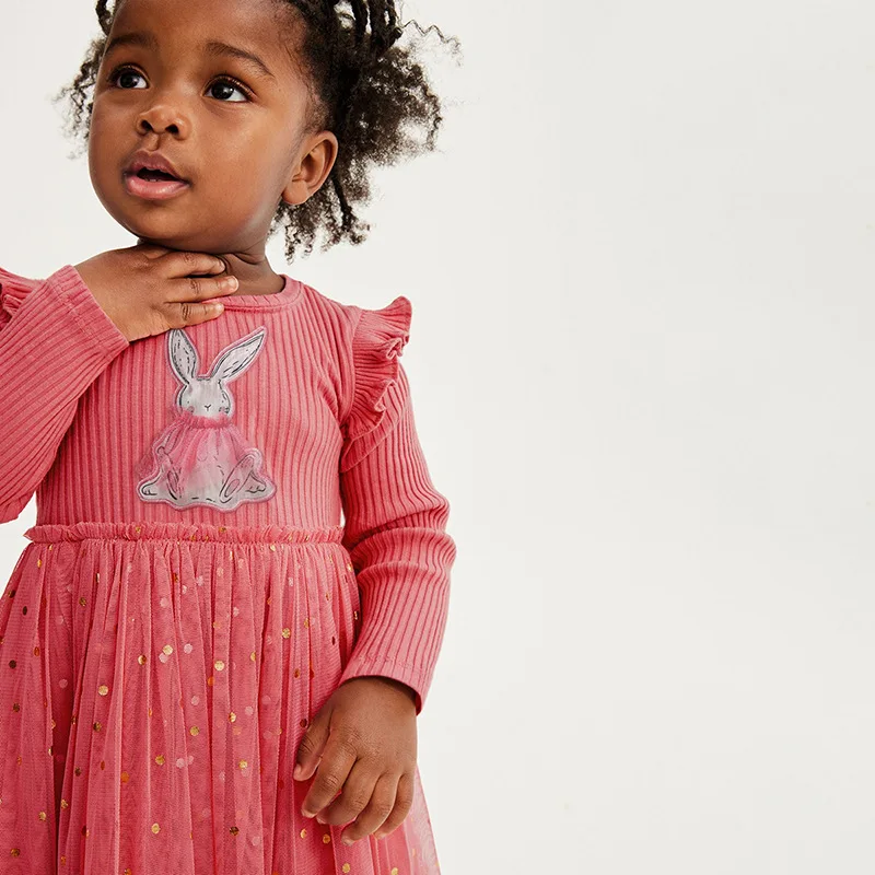 

Girls Princess Dress Autumn Children Long Sleeve Mesh Skirt Children Dress